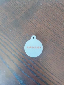 Pendente cão gato NFC
